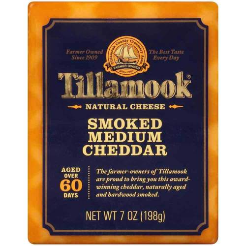 Zoom to enlarge the Tillamook Trask Mountain Smoked Cheddar Cheese
