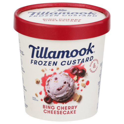 Zoom to enlarge the Tillamook Frozen Custard • Cherry Cheesecake