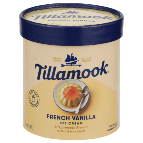 Zoom to enlarge the Tillamook Ice Cream • French Vanilla