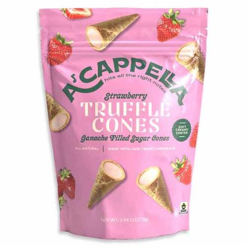 Zoom to enlarge the Acappella Truffle Cones Peg Bag • Strawberry