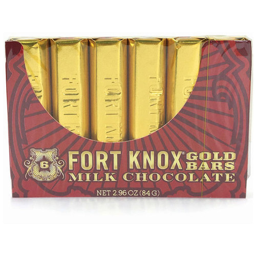 Zoom to enlarge the Fort Knox Mini Milk Chocoalte Candy Bar