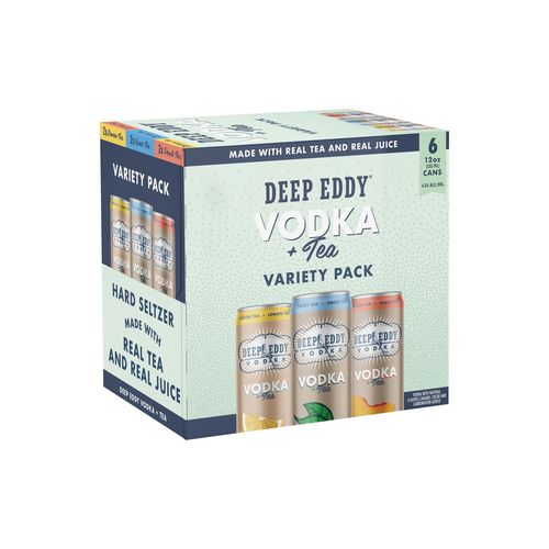 Zoom to enlarge the Deep Eddy Vodka + Tea Variety Pack 6pk-12oz