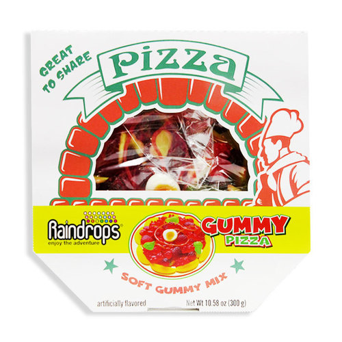 Zoom to enlarge the Raindrops Medium Pizza Gummy Candy