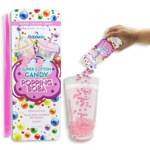 Zoom to enlarge the Popping Boba Pouch Mix • Cotton Candy