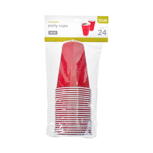 Zoom to enlarge the True • Red Party Cup Plastic 16 oz 24 Ct