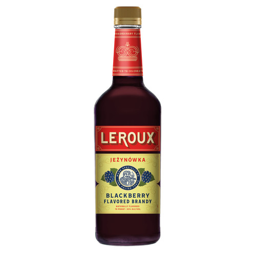 Zoom to enlarge the Leroux Jezynowka Blackberry Flavored Brandy