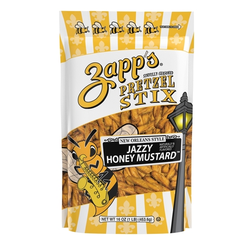 Zoom to enlarge the Zapps Jazzy Mustard Pretzel Sitx