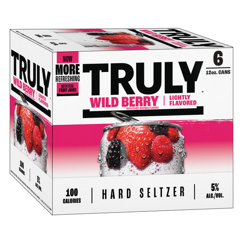 Zoom to enlarge the Truly Wild Berry Hard Seltzer • 6pk Can