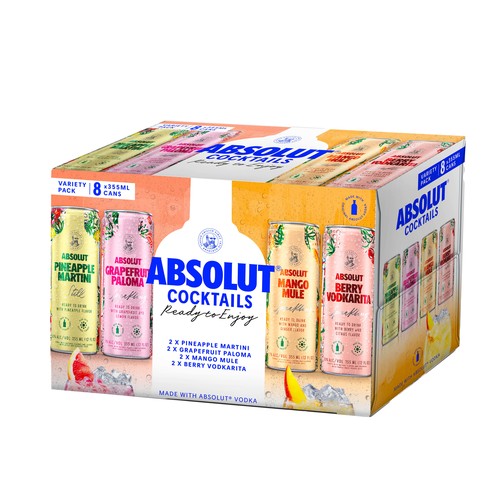 Zoom to enlarge the Absolut Cocktails • Variety Pack 8pk-12oz