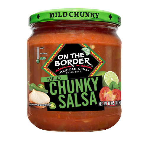 Zoom to enlarge the On The Border Salsa • Mild Chunky