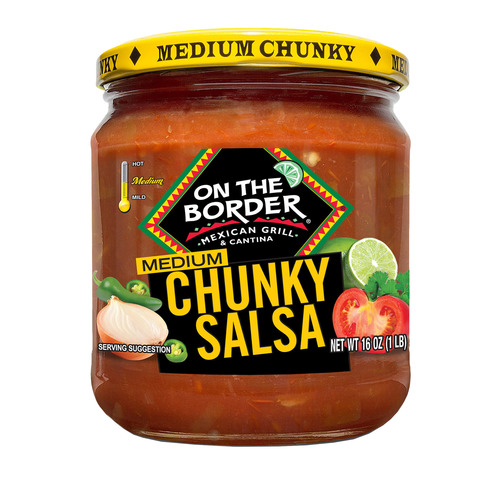 Zoom to enlarge the On The Border Salsa • Medium Chunky