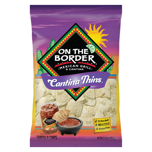 Zoom to enlarge the On The Border Tortilla Chips • Cantina Thins