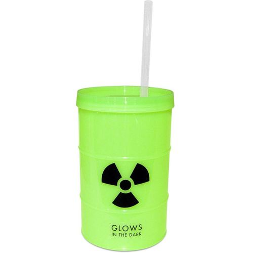 Zoom to enlarge the Kheper • Glow-in-dark Toxic Barrel Cup with Straw