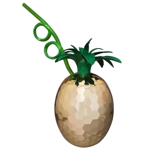 Zoom to enlarge the Kheper • Disco Pineapple Sipper Cup with Straw