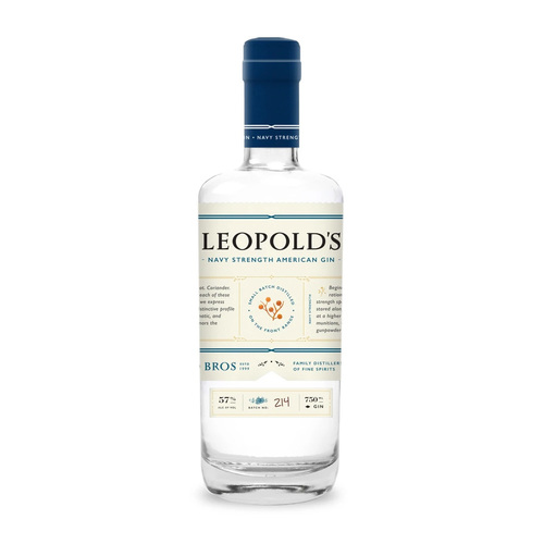 Zoom to enlarge the Leopold’s Navy Strength American Gin