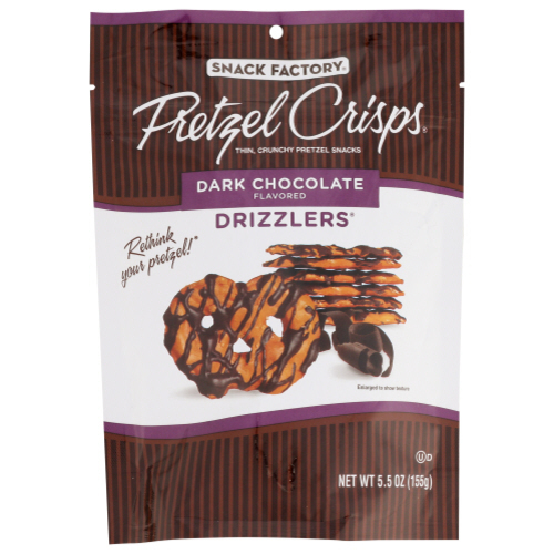 Zoom to enlarge the The Snack Factory Pretzel • Dark Chocolate Drizzlers