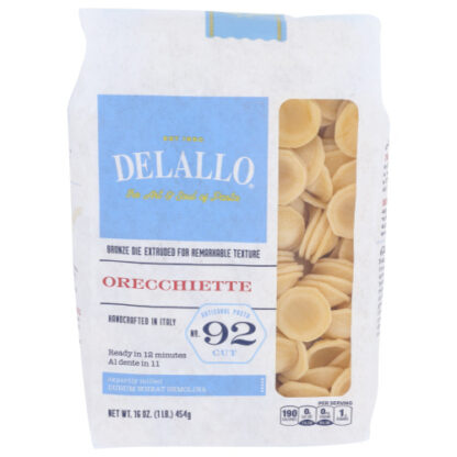 Zoom to enlarge the Delallo Organic Pasta • Orecchiette #92