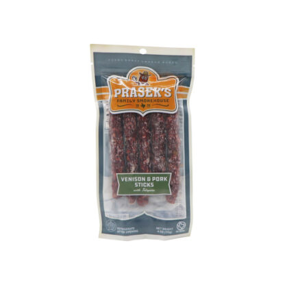 Zoom to enlarge the Meat • Praseks Venison Pork W Jalapeno Dry Sticks