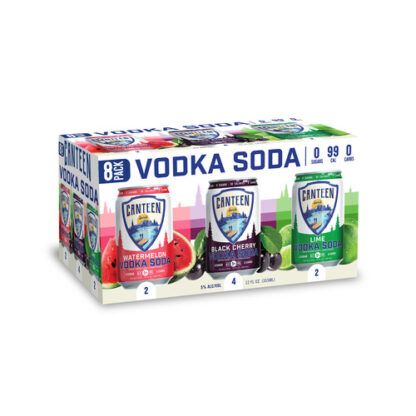 Zoom to enlarge the Canteen Vodka + Soda • Variety Pack 8pk-12oz