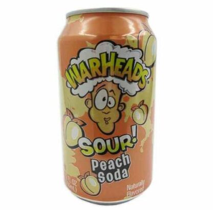 Zoom to enlarge the Warheads Peach Sour Soda In Can