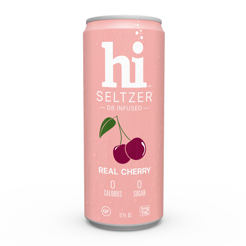 Hi Seltzer Real Cherry Hemp Derived Delta 8 Thc 5mg