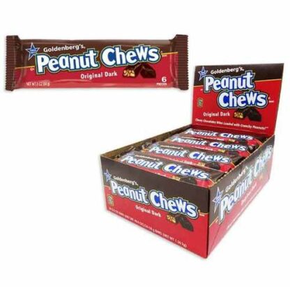 Zoom to enlarge the Goldenbergs Dark Chocolate Original Peanut Chews