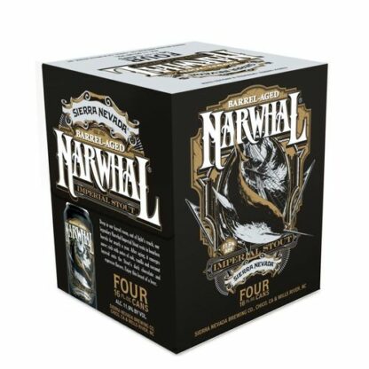 Zoom to enlarge the Sierra Nevada Barrel Aged Narwhal • 4pk 16oz Can