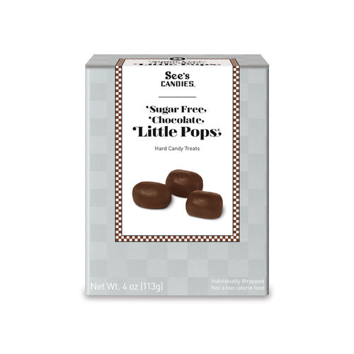 See's Sugar Free Little Pops • Chocolate