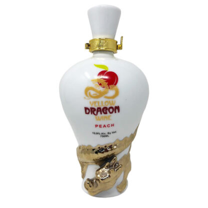 Zoom to enlarge the Yellow Dragon Wine • Peach Dragon Decanter