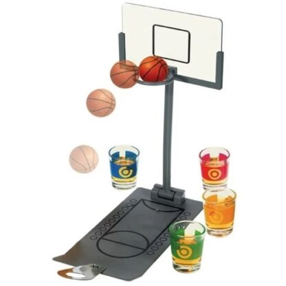 Zoom to enlarge the Funville Basketball Shot Game With .5 oz Shot Glasses