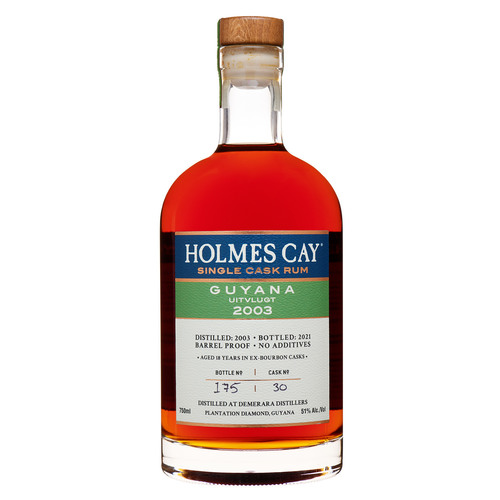 Zoom to enlarge the Holmes Cay Rum &bull; Guyana Uivlugt Cask 118