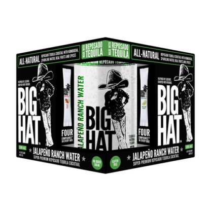 Zoom to enlarge the Big Hat Cocktails • Jalapeno Ranch Water 4pk-12oz