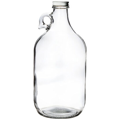 Zoom to enlarge the Half Gallon Clear Glass Growler with Lid