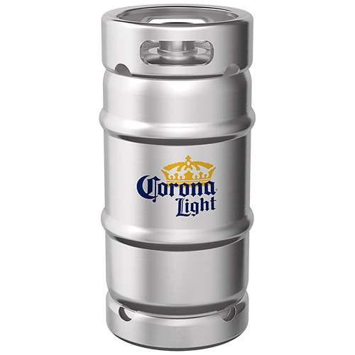 Zoom to enlarge the Corona Light Beer • 1 / 4 Barrel Keg
