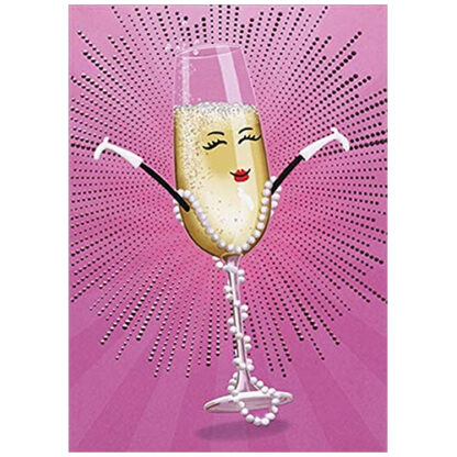Zoom to enlarge the Avanti Greeting Cards • Champagne Girl