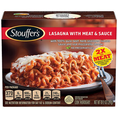 Zoom to enlarge the Stouffers • Lasagna Singles Frozen