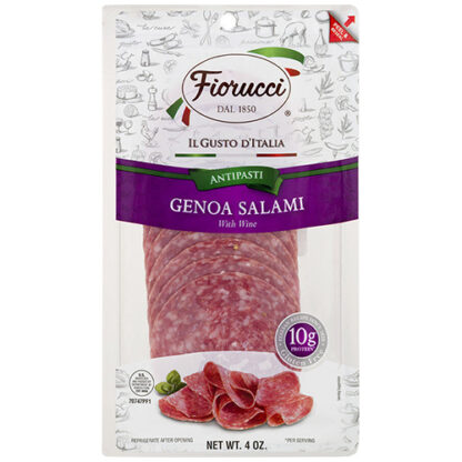 Zoom to enlarge the Meat • Fiorucci Genoa Salami