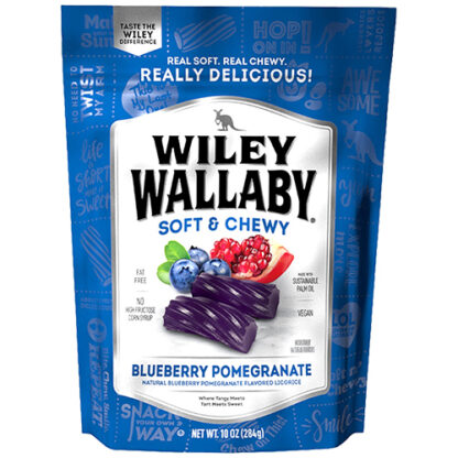 Zoom to enlarge the Wiley Wallaby Licorice • Blueberry Pomegranate