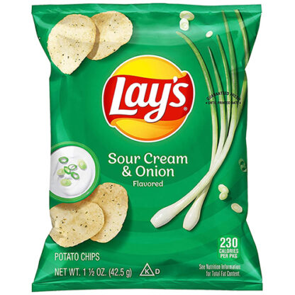 Zoom to enlarge the Lay’s Sour Cream & Onion Potato Chips
