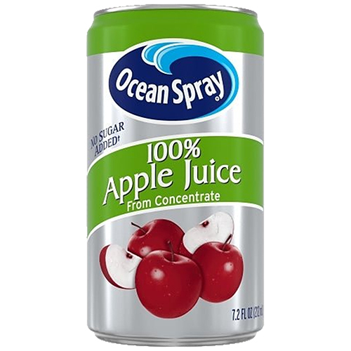 Zoom to enlarge the Ocean Spray &bull; Apple Juice 100%