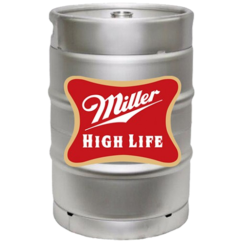 Zoom to enlarge the Miller High Life &bull; 1 / 2 Barrel Keg