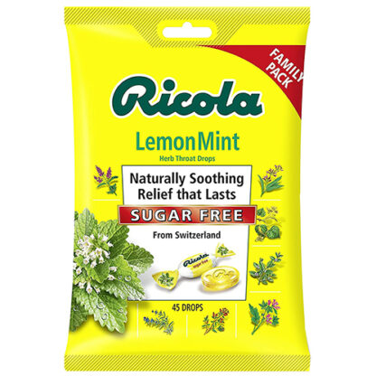 Zoom to enlarge the Ricola Cough Drops • Sugar Free Lemon Mint