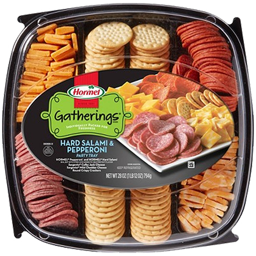 Hormel • Pepperoni / Hard Salami Snack Tray Ss