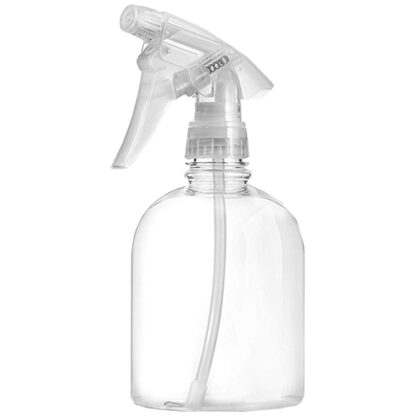 Zoom to enlarge the White Clear Plastic Spray Bottle • 16 oz