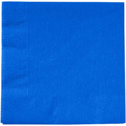 Zoom to enlarge the Cobalt Blue 2ply Paper Beverage Napkins