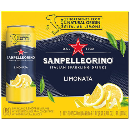 Zoom to enlarge the San Pellegrino Limonata • 330 Ml Cans 6 Pack