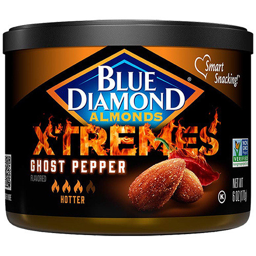Zoom to enlarge the Blue Diamond Almond &bull; Xtremes Ghost Pepper