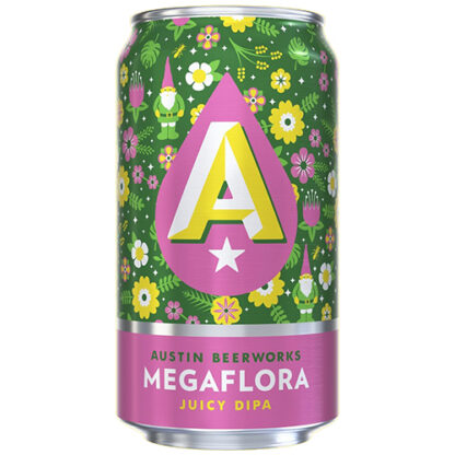 Zoom to enlarge the Austin Beerworks Megaflora IPA • Cans