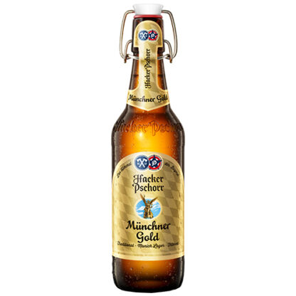 Zoom to enlarge the Hacker Pschorr Munich Gold • 4pk 16.9oz Can