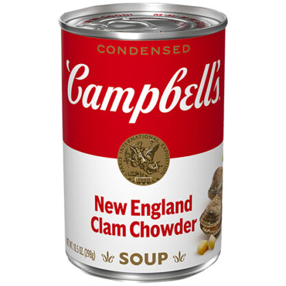 Zoom to enlarge the Campbells Soup • New England Clam Chowder